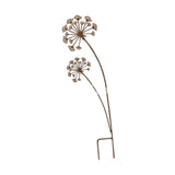 Dandelion Metal Decorative Garden Stake Weather Resistant for Outdoor Garden