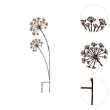 Dandelion Metal Decorative Garden Stake Weather Resistant for Outdoor Garden