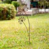 Dandelion Metal Decorative Garden Stake Weather Resistant for Outdoor Garden