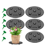 6 Pieces Plant Level Pot Elevator Garden Support Base Tray Flower Pot Holder 20cmx2cm