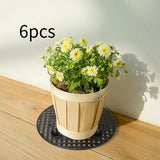 6 Pieces Plant Level Pot Elevator Garden Support Base Tray Flower Pot Holder 20cmx2cm