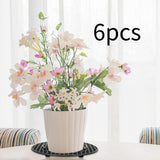 6 Pieces Plant Level Pot Elevator Garden Support Base Tray Flower Pot Holder 20cmx2cm