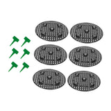 6 Pieces Plant Level Pot Elevator Garden Support Base Tray Flower Pot Holder 20cmx2cm