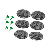 6 Pieces Plant Level Pot Elevator Garden Support Base Tray Flower Pot Holder 20cmx2cm