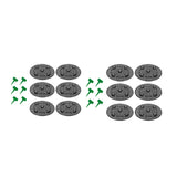 6 Pieces Plant Level Pot Elevator Garden Support Base Tray Flower Pot Holder 20cmx2cm