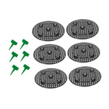 6 Pieces Plant Level Pot Elevator Garden Support Base Tray Flower Pot Holder 30cmx2cm