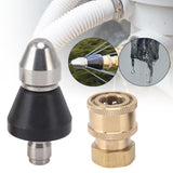 Sewer Drain Jetting Nozzle Pipeline for Kitchen Indoor Sewer Washer Supplies