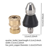 Sewer Drain Jetting Nozzle Pipeline for Kitchen Indoor Sewer Washer Supplies