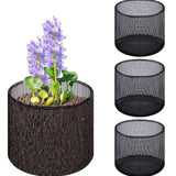 4x Aquatic Planting Bags Breathe Plant Pots for Aquatic Bog Plant Water Lily Round