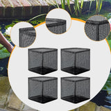 4x Aquatic Planting Bags Breathe Plant Pots for Aquatic Bog Plant Water Lily Square