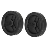 Maxbell 2 Pieces Air Compressor Wheels Effortless Transportation Screws Not Included 5 inch 16 Holes