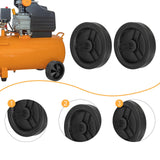 Maxbell 2 Pieces Air Compressor Wheels Effortless Transportation Screws Not Included 5 inch 16 Holes