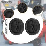 Maxbell 2 Pieces Air Compressor Wheels Effortless Transportation Screws Not Included 5 inch 16 Holes