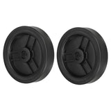 Maxbell 2 Pieces Air Compressor Wheels Effortless Transportation Screws Not Included 6 inch 16 Holes