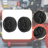 Maxbell 2 Pieces Air Compressor Wheels Effortless Transportation Screws Not Included 6 inch 16 Holes
