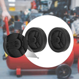 Maxbell 2 Pieces Air Compressor Wheels Effortless Transportation Screws Not Included 6 inch 16 Holes