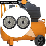 Maxbell 2 Pieces Air Compressor Wheels Effortless Transportation Screws Not Included 4 inch