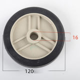 Maxbell 2 Pieces Air Compressor Wheels Effortless Transportation Screws Not Included 5 inch