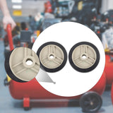 Maxbell 2 Pieces Air Compressor Wheels Effortless Transportation Screws Not Included 5 inch