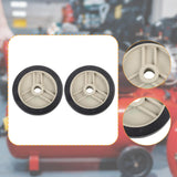 Maxbell 2 Pieces Air Compressor Wheels Effortless Transportation Screws Not Included 5 inch