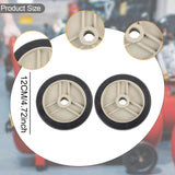 Maxbell 2 Pieces Air Compressor Wheels Effortless Transportation Screws Not Included 5 inch