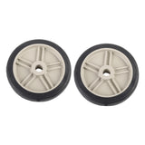 Maxbell 2 Pieces Air Compressor Wheels Effortless Transportation Screws Not Included 6 inch