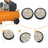 Maxbell 2 Pieces Air Compressor Wheels Effortless Transportation Screws Not Included 6 inch