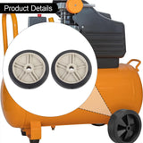 Maxbell 2 Pieces Air Compressor Wheels Effortless Transportation Screws Not Included 6 inch