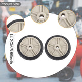 Maxbell 2 Pieces Air Compressor Wheels Effortless Transportation Screws Not Included 6 inch