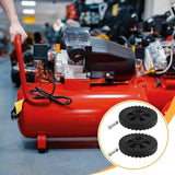 Maxbell 2x Air Compressor Casters Black Easy Installation Mute Air Compressor Wheels