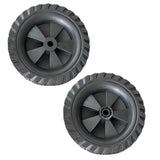 Maxbell 2x Air Compressor Casters Black Easy Installation Mute Air Compressor Wheels