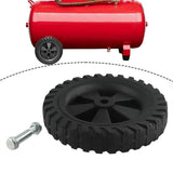 Maxbell 2x Air Compressor Casters Black Easy Installation Mute Air Compressor Wheels