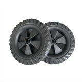 Maxbell 2x Air Compressor Casters Black Easy Installation Mute Air Compressor Wheels