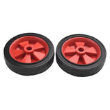 Maxbell 2x Air Compressor Casters for  Air Compressor Wheels 12cm Red