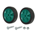 Maxbell 2x Air Compressor Casters for  Air Compressor Wheels 12cm Blue