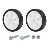 Maxbell 2x Air Compressor Casters for  Air Compressor Wheels 14.8cm White