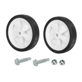 Maxbell 2x Air Compressor Casters for  Air Compressor Wheels 14.8cm White
