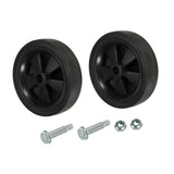 Maxbell 2x Air Compressor Casters for  Air Compressor Wheels 14.8cm Black