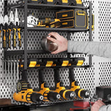 Maxbell Power Tool Organizer Heavy Duty Tool Stand with Hooks for Warehouse Backyard