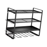 Maxbell Power Tool Organizer Heavy Duty Tool Stand with Hooks for Warehouse Backyard