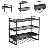Maxbell Power Tool Organizer Heavy Duty Tool Stand with Hooks for Warehouse Backyard