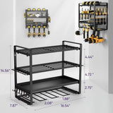 Maxbell Power Tool Organizer Heavy Duty Tool Stand with Hooks for Warehouse Backyard