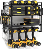 Maxbell Power Tool Organizer Heavy Duty Tool Stand with Hooks for Warehouse Backyard