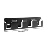 Maxbell 4 Slots Battery Holder Shelf Tools Storage Rack for Home Workshop Work Truck