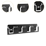 Maxbell 4 Slots Battery Holder Shelf Tools Storage Rack for Home Workshop Work Truck