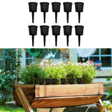 10x Fertilizer Basket Fertilizer Box with Lid for Plant Courtyards Balconies