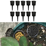 10x Fertilizer Basket Fertilizer Box with Lid for Plant Courtyards Balconies
