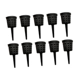 10x Fertilizer Basket Fertilizer Box with Lid for Plant Courtyards Balconies
