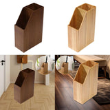 Maxbell Canes Walking Sticks Holder Home Sturdy Office Indoor Wooden Umbrella Holder Walnut