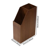 Maxbell Canes Walking Sticks Holder Home Sturdy Office Indoor Wooden Umbrella Holder Walnut